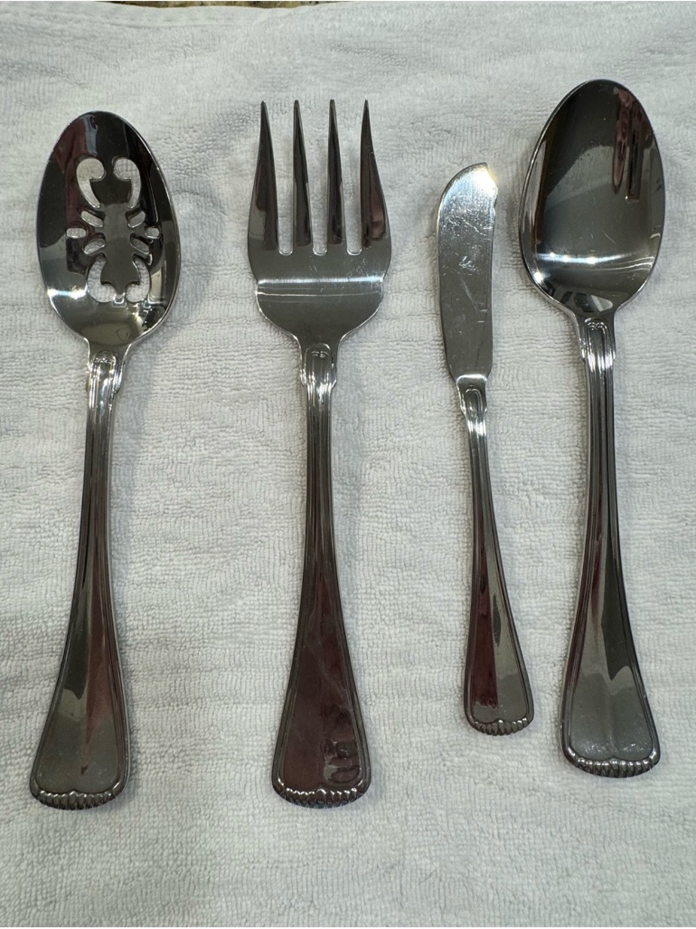 Towle 18/10 Stainless Steel Flatware Serving Set - Vintage 4-pieces
